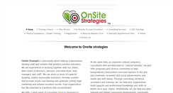 Desktop Screenshot of onsitestrategies.com